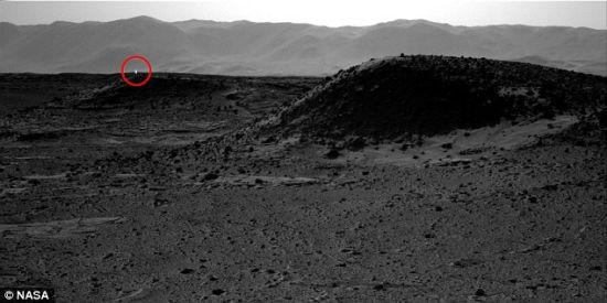 美国好奇号在火星上发现亮光 神秘亮点疑似火星上有生命存在(图)