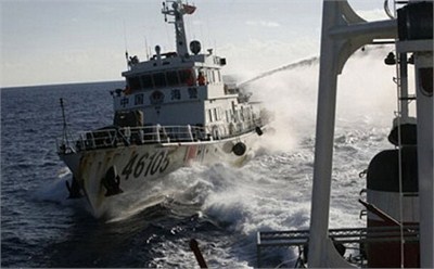 中越南海船只冲撞视频