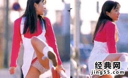 实拍猛女马路护栏露比 
