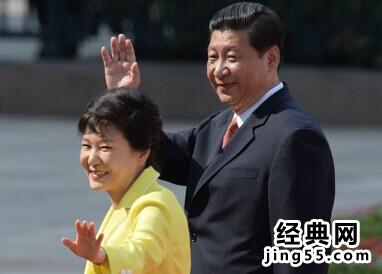 韩国女总理朴槿惠访华图片