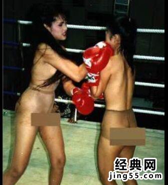 泰国地下女子裸体泰拳比赛照(图